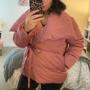 Avec les Filles women’s pink parka